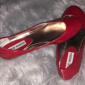 Red Steve Madden ballet flats❤️